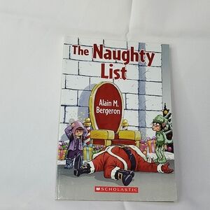 🏷5/$20🏷 The Naughty List - Alain M. Bergeron (Scholastic Paperback Book)